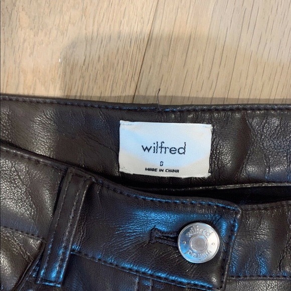 ARITZIA MELINA LEATHER PANTS. SET PRICE - Picture 2 of 3